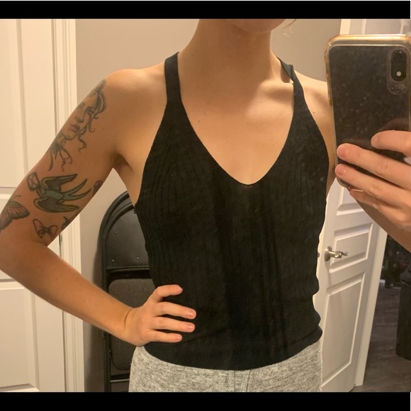 Love Tree ribbed v neck tank. NWT. Size small. - Picture 3 of 5